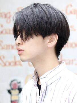 ルーシー 渋谷(LUCEY) ツイストスパイラルパーマ波巻きパーマシャドウパーマメンズ