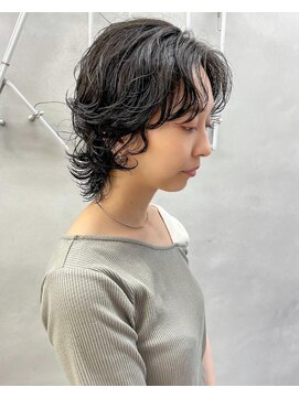 シゼン(SHIZEN) ショートウルフパーマ