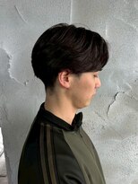 サイクル(CYCLE)&nbsp;MEN'S HAIR/サーフカール/刈り上げセンターパート/伊勢崎