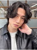 20代フェザーパーマ◎無造作ウェーブで大人感