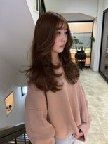 アクシス 栄店(`AXIS)&nbsp;イメチェン/ピンクベージュ/アンブレラカラー/前髪/栄矢場町