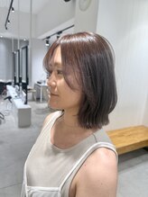ビューバイネオリーブ 用賀店(Beau'r by neolive)&nbsp;大人ガーリーダークアッシュ似合わせカットミディアムレイヤー