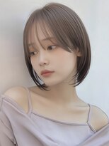 ツイ 新潟駅南けやき通り(tui)&nbsp;ショートボブ/ボブ/シースルーバング/アッシュベージュ