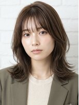 アイスバーグ ウェスト 清澄白河(eyesburg W/est)&nbsp;薄めバングのミディアムレイヤー