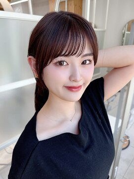 エイミーバイアフロートザガーデン 浦和店(amie by afloat the garden) ひとつ結びでも可愛いフェイスレイヤー/似合わせカット【浦和】