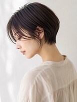 プールバイスタイル 藤沢(POOL by STYLE) 襟足の重さを整える耳かけショート/40代/藤沢
