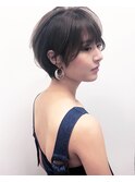 大人ショートボブ