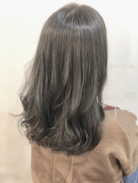ルチア ヘア フィル 天王寺店(Lucia hair fill) アッシュベージュ×ゆる巻き