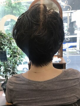 ヘアーアンドネイル ピーファイブ(hair&nail P five) ミセスショート×パーマ