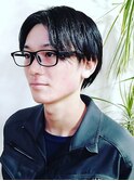 センター分け