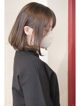 ルーシー ヘアデザインワークス(Lucy Hair Design Works) サロンワーク×ミディアムボブ