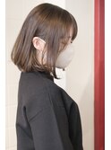 サロンワーク×ミディアムボブ