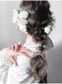 卒業式ヘアアレンジ（袴×編みおろし♪）