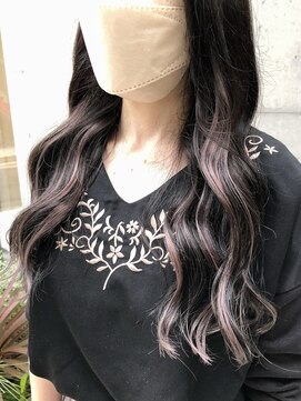 ピープスアンドスー 表参道 渋谷(Peeps&Suu.) インナーカラー　インナーエクステ　シールエクステ