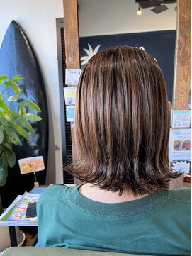 カリフ 大船(calif.) 【calif.】外ハネボブ&ハイライトカラー