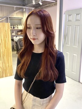 イト(ito) 【 ito ／ 梅田 】コーラルカラー×ウェーブヘア