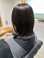 エニィ 池袋西口(Any) 黒髪/グレーベージュ/レイヤーロング/前髪パーマ/池袋