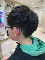 アッシュ 仙川店(Ash)&nbsp;キッズカット　アシンメトリーツーブロックショートカット