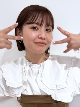 ローネス(LONESS) 丸くならない◎ストンと落ちる切りっぱなしボブ