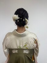 ベルクープス 天王寺店(Belle Coupes) 【BelleCoupes】卒業式袴着付けヘアアレンジ
