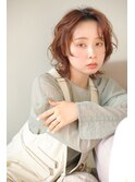 テラコッタ 外国人風ボブルフ パーマ【30代/40代/50代】