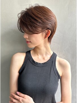 ロゼ 鳳(ROSE) 【ROSE】大人ショートボブ_前髪なしショート_丸みショート