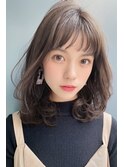 20代30代40代/デジタルパーマでゆるふわレイヤーミディアム