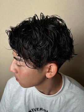 アメリアム 大阪上本町店(Ameri amu.) 【ブラウン/ミディアム/メンズパーマ】#Ameri  #上本町