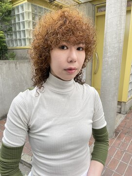 スー 渋谷(suu) スパイラルパーマハードパーマロング