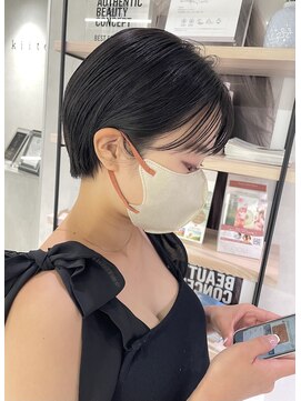 キートス(Kiitos) 梅田ショートマッシュショート丸みショート大人可愛い