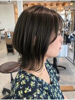 グランデュール 東静岡池田店(GRANDEUR)&nbsp;ミルクティーベージュダブルカラーケアブリーチハイライトカラー