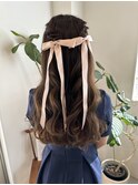 ゆるふわ可愛いハーフツイン♪20代前半の方に大人気!