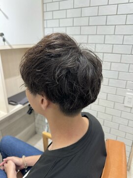 ハツ 橋本(HATSU) メンズカット/ナチュラルスパイラル【みずき】