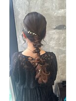 ガルボ ヘアー(garbo hair) お呼ばれヘア 10代 20代 30代 ヘアセット 結婚式セット