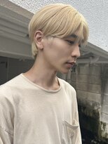 ボットー(Botto.) シースルーセンターパート×ナチュラルブロンド