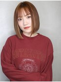 天神【BIRTH】ブリーチ無しカラー似合わせカット丸みボブ 4