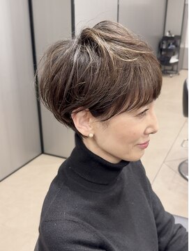 ハルキ ミナト ジャパン オオサカ(HARUKI MINATO japan OSAKA) 40代50代60代白髪マッシュショートボブ大人美人くびれ髪質改善