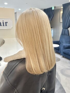 エアー 青山(AIR) ブロンドハイトーンカラーブリーチカラー