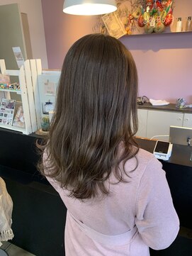 アヴァンス 北花田店(AVANCE) 【まろやかグレージュ】×セミディヘア