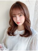 【NEW OPEN】小顔前髪あり後れ毛サイドバングメルティカラー