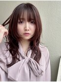 ハイレイヤーロングウルフハッシュカット
