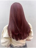 ロング美髪顔周りレイヤー韓国ヘア_ba524541