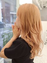 エニフォーイーストハム(Eni for eastham)&nbsp;ブリーチカラー/オレンジベージュ/ロングレイヤー