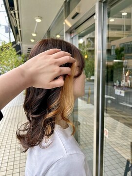 マーレ(MARLE./) イヤリングカラー/ペールオレンジ