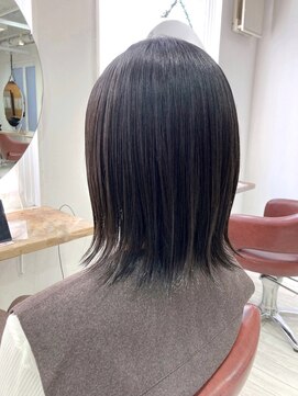 ビードロネイ 武蔵境店(vi-dro nei) 外ハネボブ×ダークグレージュカラー