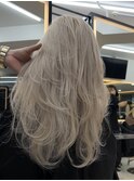 ホワイトカラー/ブロンドカラー/レイヤーカット/髪質改善/海外風