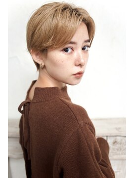 グランアージュ ネオ 船橋北口店(grandage neo) ハンサムショート/前髪なしセンターパート/グレージュ/髪質改善