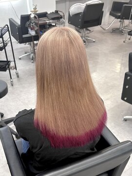 シェイロ(Cielro) ミルクティーベージュ×カシスピンク【Kentaro】