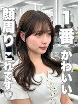 アマトウキョウ アユンチェ(AMA TOKYO×AYUNCHE) 前髪顔まわり韓国ヘアレイヤーカットサイドバンク2wayバンク韓国