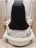 大人かわいい☆ぺたっとならない艶髪ストレート♪縮毛矯正